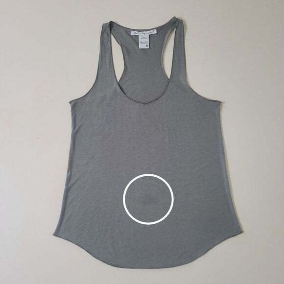 American Rag Women's Dusty Olive Green Racerback Tank Top - Picture 13 of 14